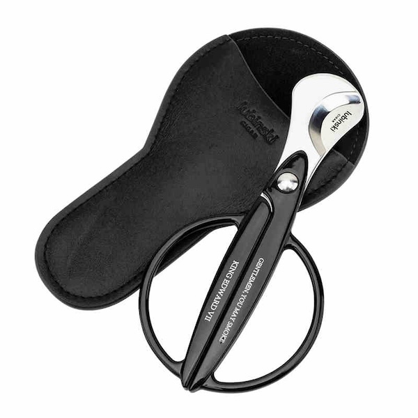 「Lubinski 台灣官方總代理」魯賓斯基 潮流不鏽鋼平切雪茄剪刀 ｜Capadura｜