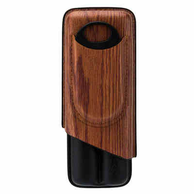 「Lubinski 台灣官方總代理」LOTUS2021 美國蓮花2支裝雪茄保濕皮套｜Capadura｜