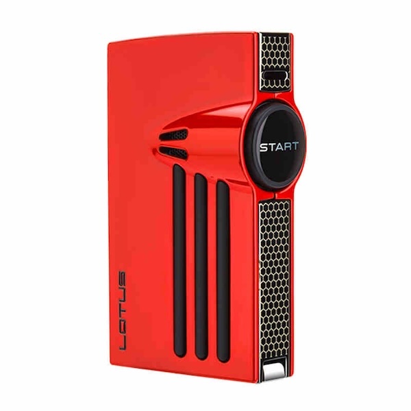 「Lubinski 台灣官方總代理」LOTUS 蓮花 防風充氣雙噴雪茄專用打火機｜Capadura｜