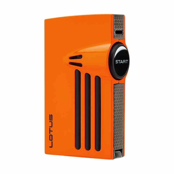 「Lubinski 台灣官方總代理」LOTUS 蓮花 防風充氣雙噴雪茄專用打火機｜Capadura｜