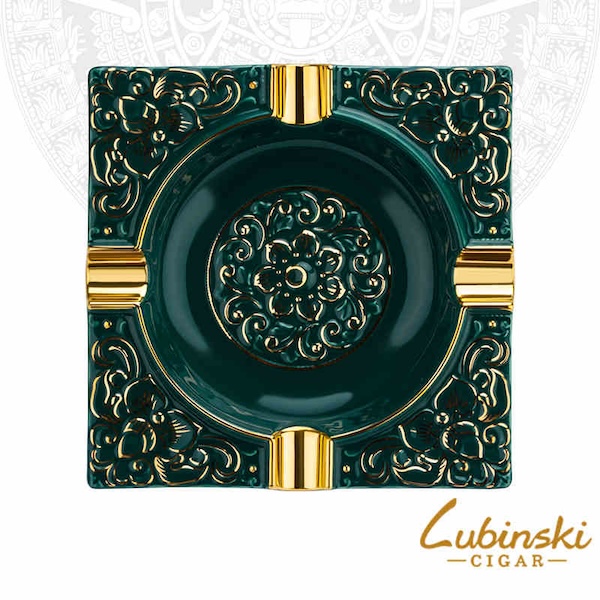 「Lubinski 台灣官方總代理」LUBINSKI 時尚豪華陶瓷 雪茄煙灰缸｜Capadura｜