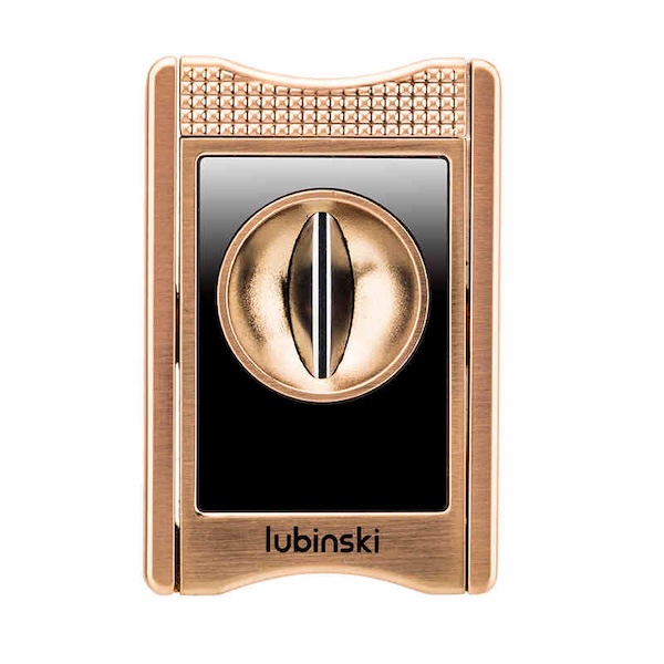 「Lubinski 台灣官方總代理」LUBINSKI 鋅合金多功能雪茄V型剪刀禮品盒裝｜Capadura｜
