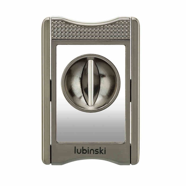 「Lubinski 台灣官方總代理」LUBINSKI 鋅合金多功能雪茄V型剪刀禮品盒裝｜Capadura｜
