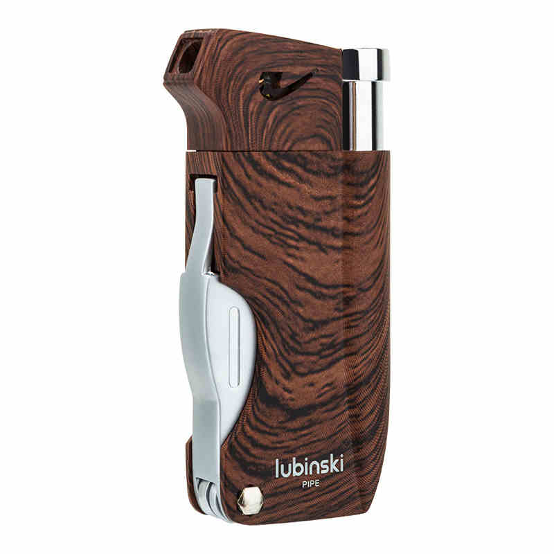 「Lubinski 台灣官方總代理」LUBINSKI 多功能斜火明火煙斗打火機｜Capadura｜
