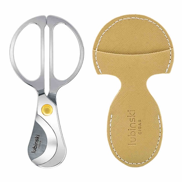 「Lubinski 台灣官方總代理」便攜大口徑雪茄剪刀 不鏽鋼雪加鑽｜Capadura｜