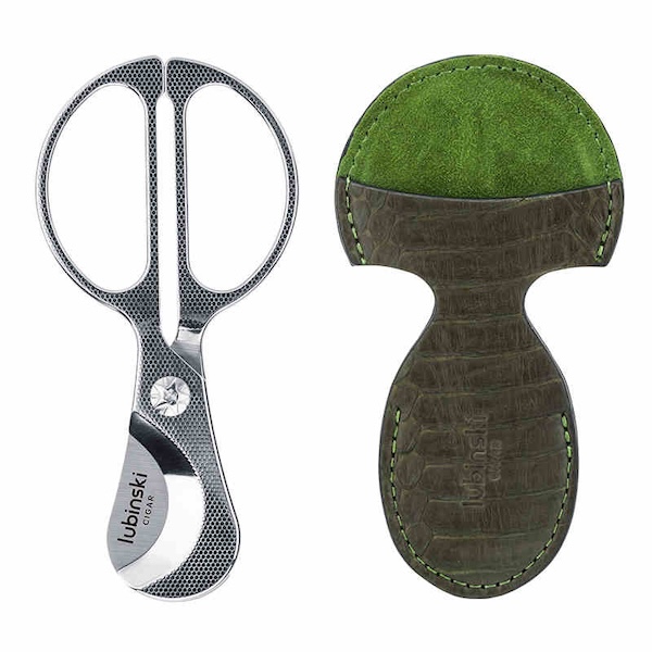 「Lubinski 台灣官方總代理」便攜大口徑雪茄剪刀 不鏽鋼雪加鑽｜Capadura｜