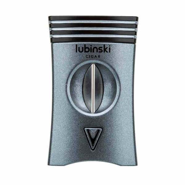 「Lubinski 台灣官方總代理」鋅合金多功能半自動V型雪茄剪 ｜Capadura｜
