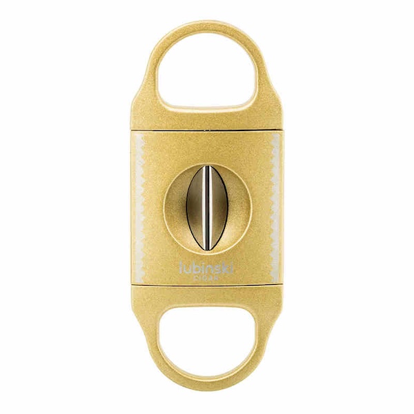 「Lubinski 台灣官方總代理」鋒利順滑鋅合V型雪茄剪｜Capadura｜