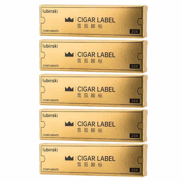 「Lubinski 台灣官方總代理」 自黏防曝裂雪茄腳標 雪茄固定帶｜Capadura｜