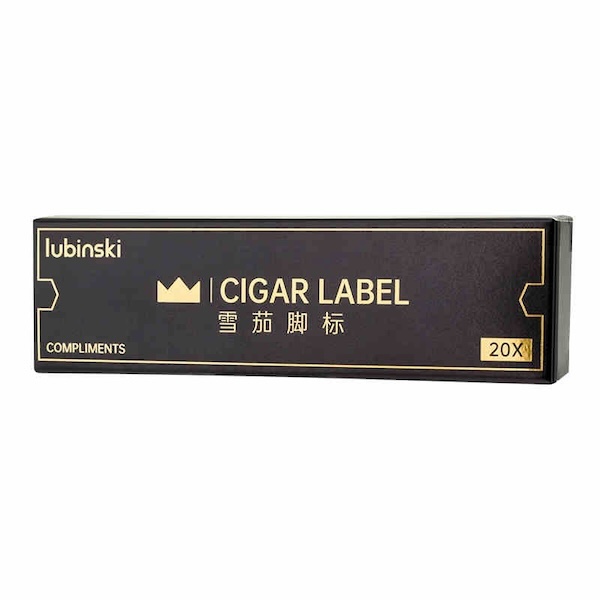 「Lubinski 台灣官方總代理」 自黏防曝裂雪茄腳標 雪茄固定帶｜Capadura｜