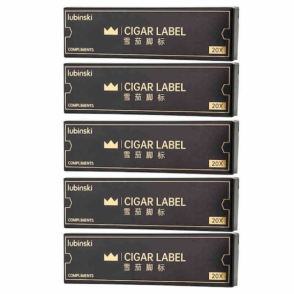 「Lubinski 台灣官方總代理」 自黏防曝裂雪茄腳標 雪茄固定帶｜Capadura｜