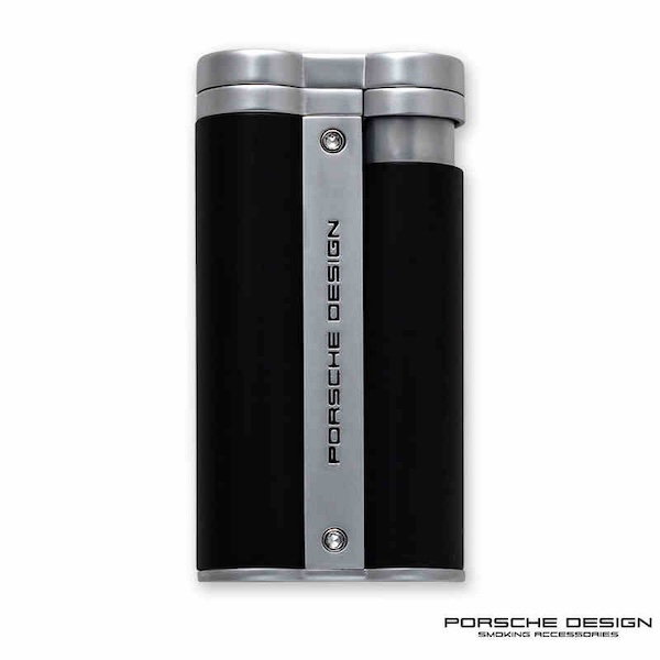 「PORSCHE 保時捷」 防風單直衝雪茄打火機｜Capadura｜