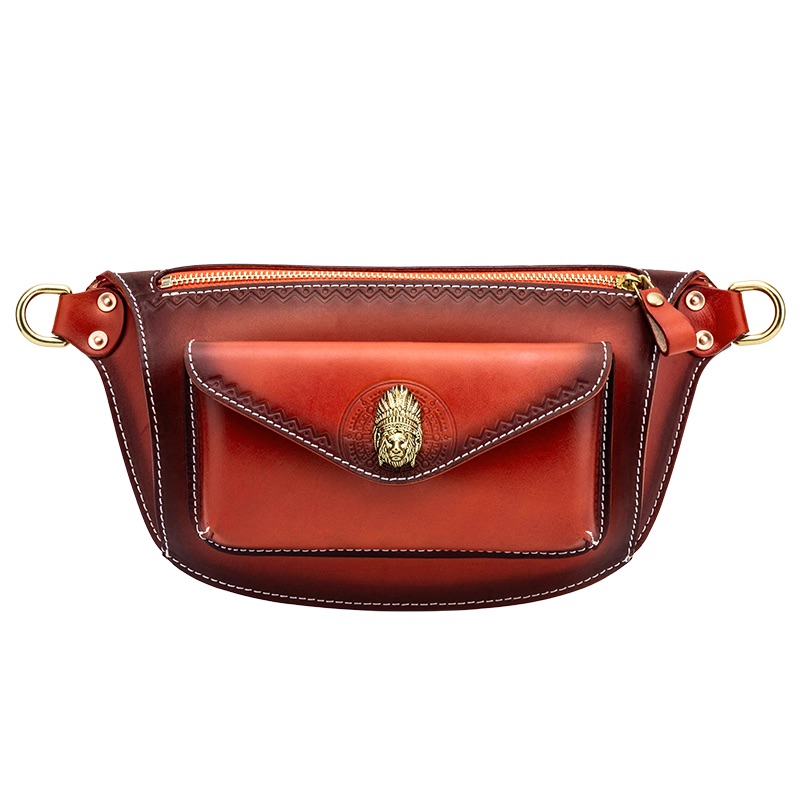 「Lubinski 台灣官方總代理」雪茄配件包外出抽茄工具便攜斜背包時尚個性牛皮製煙斗包| Capadura｜雪茄館