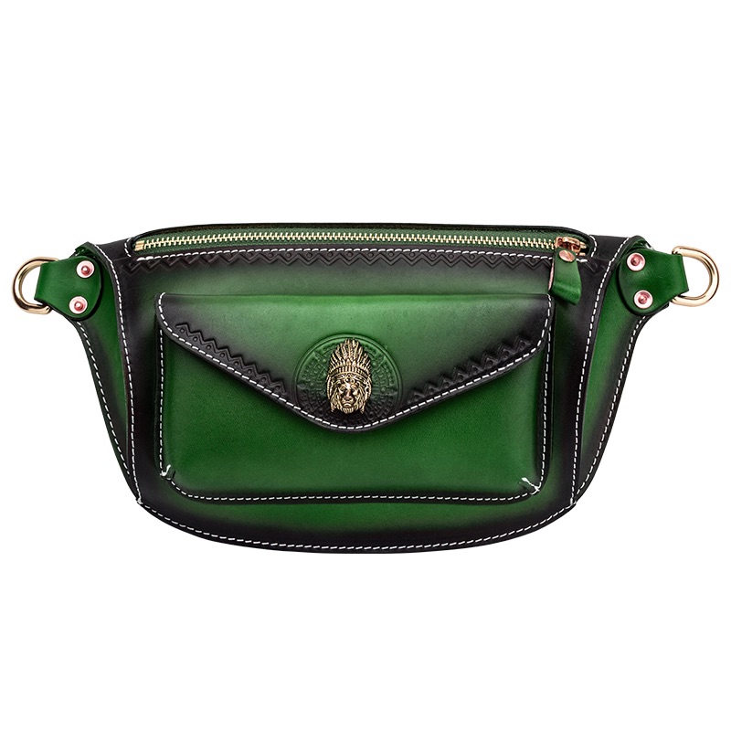 「Lubinski 台灣官方總代理」雪茄配件包外出抽茄工具便攜斜背包時尚個性牛皮製煙斗包| Capadura｜雪茄館