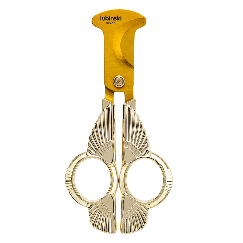 「Lubinski 台灣官方總代理」雪茄剪刀時尚個性鋒利順滑金屬大口徑手柄式剪切煙器禮盒| Capadura｜雪茄館