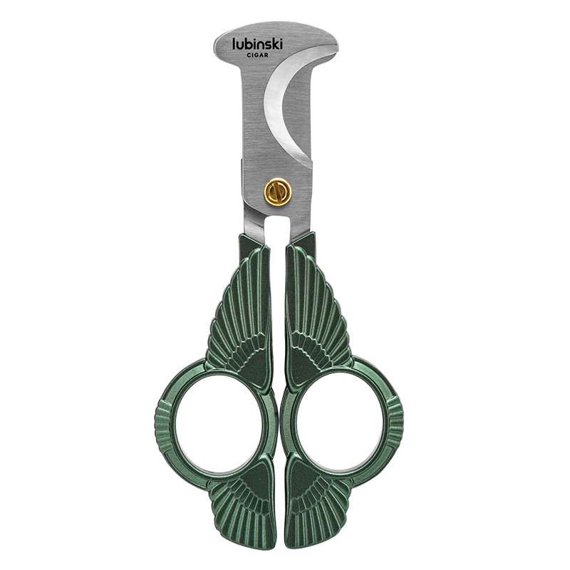 「Lubinski 台灣官方總代理」雪茄剪刀時尚個性鋒利順滑金屬大口徑手柄式剪切煙器禮盒| Capadura｜雪茄館
