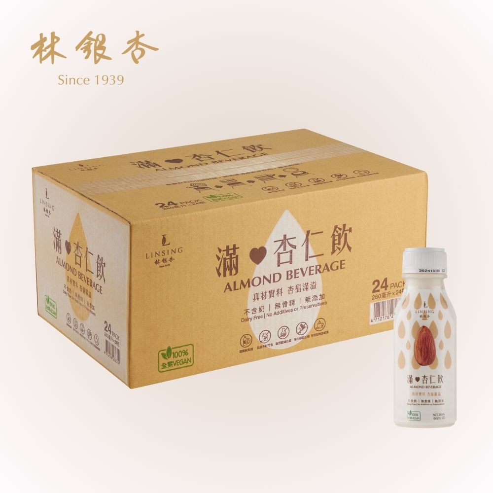 滿杏仁飲（280ml/瓶 x 24入）