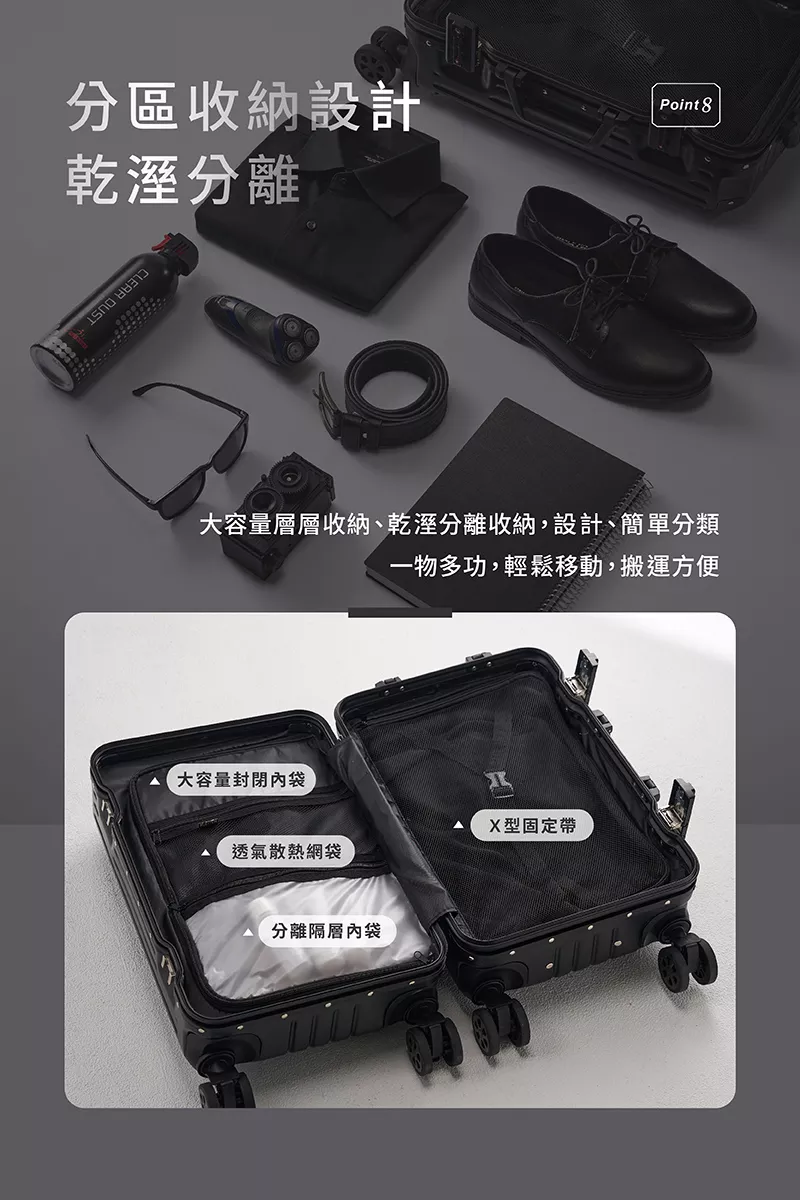 箱神 28吋 鋁框行李箱 HYG-R01-28