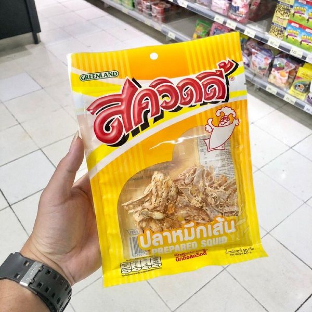 泰國GREENLAND Squiddy原味魷魚絲19g