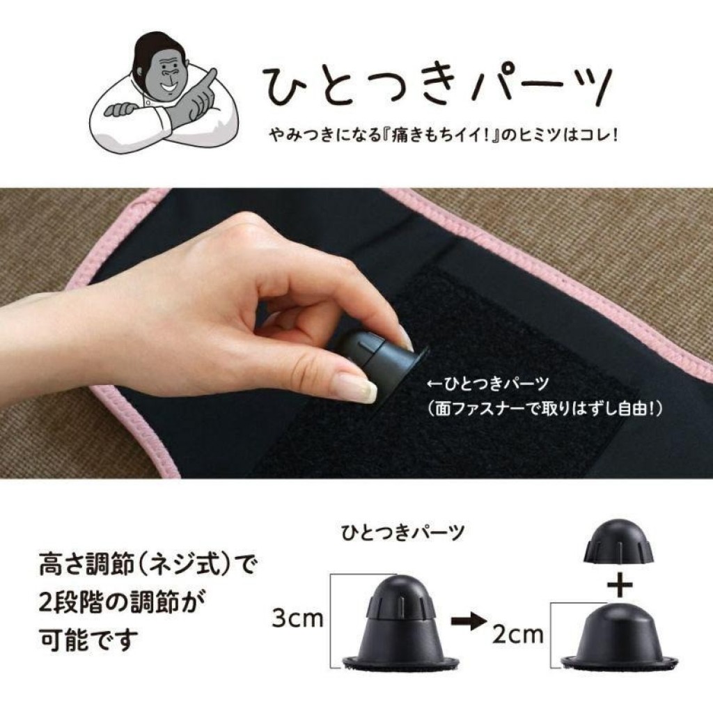 日本DOSHISHA大猩猩之握足底護理電動按摩器