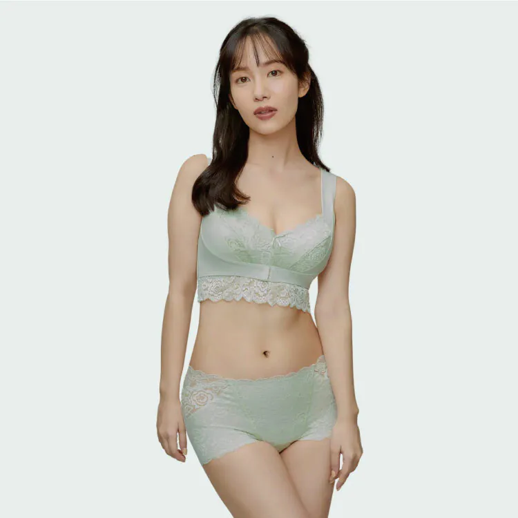 【Angellir】舒柔蕾居家美胸內衣 ಇ 薄荷綠色 ୨୧⑅︎*
