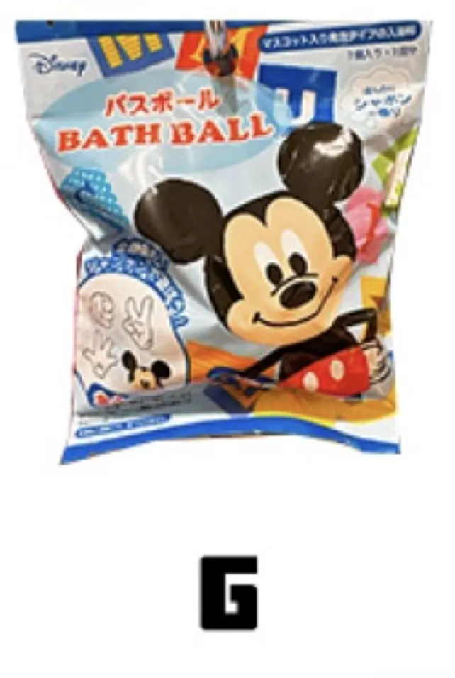 迪士尼玩具泡澡沐浴球系列