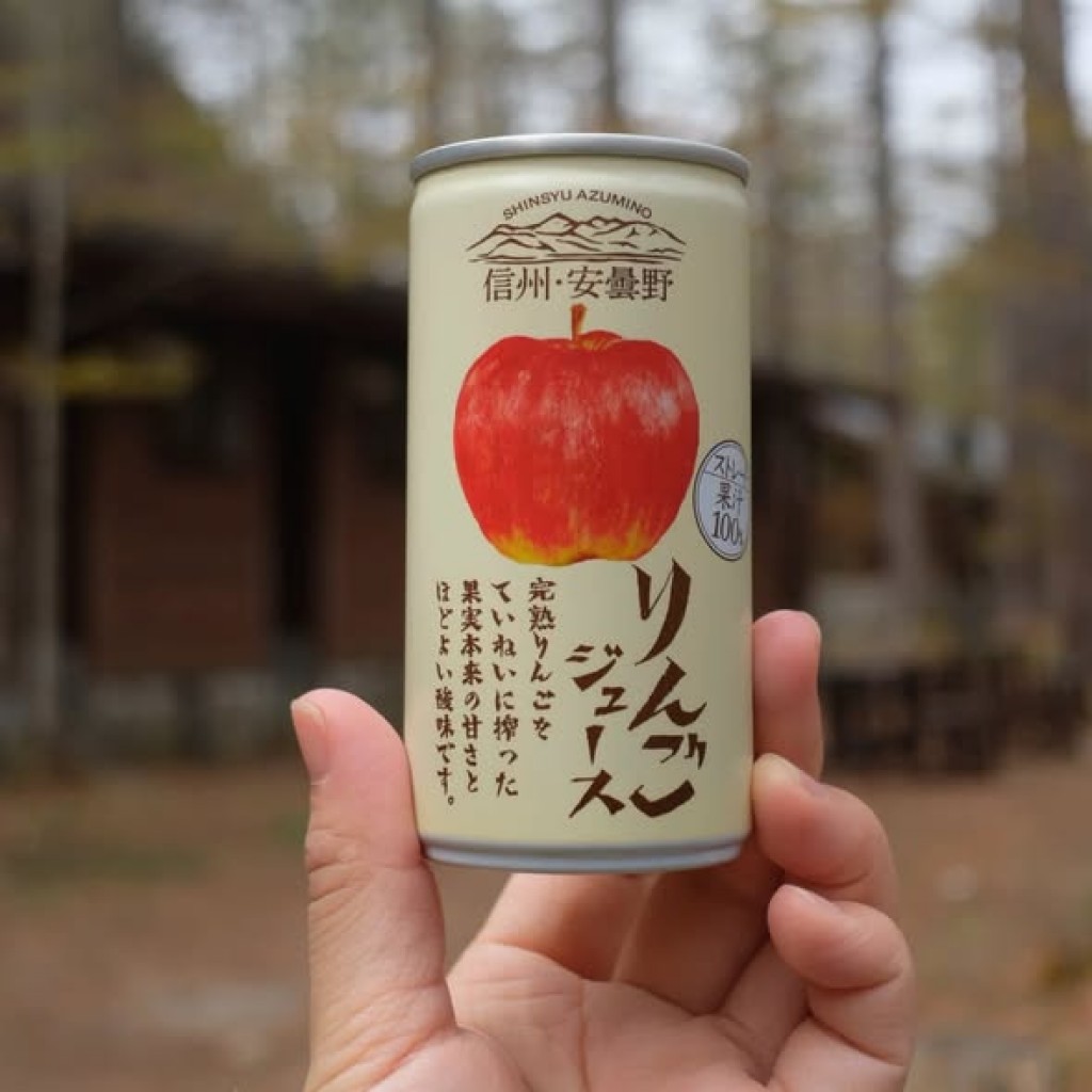 日本Gold Pak信州安曇野100%鮮榨純蘋果汁190g