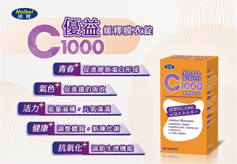 諾寶優益C緩釋膜衣錠 60錠