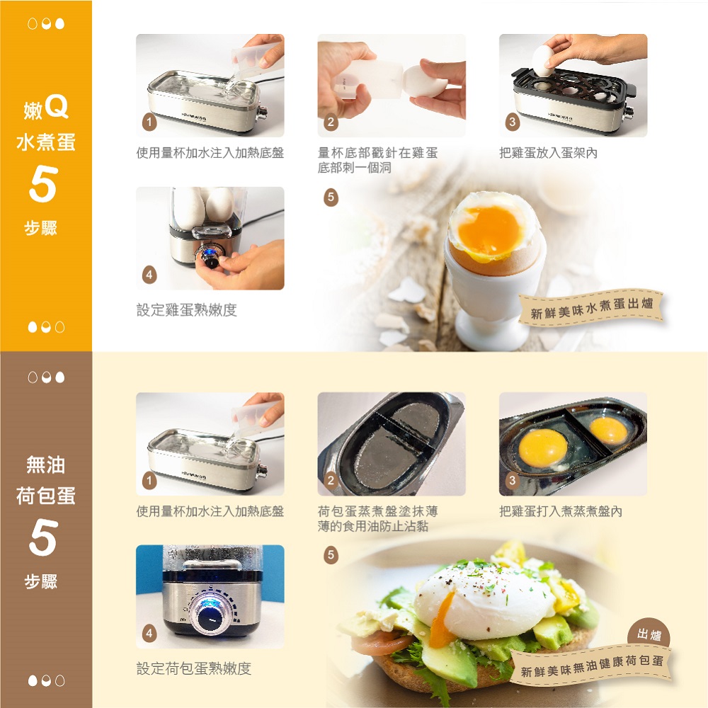 諾曼百赫多功能煮蛋器ER600