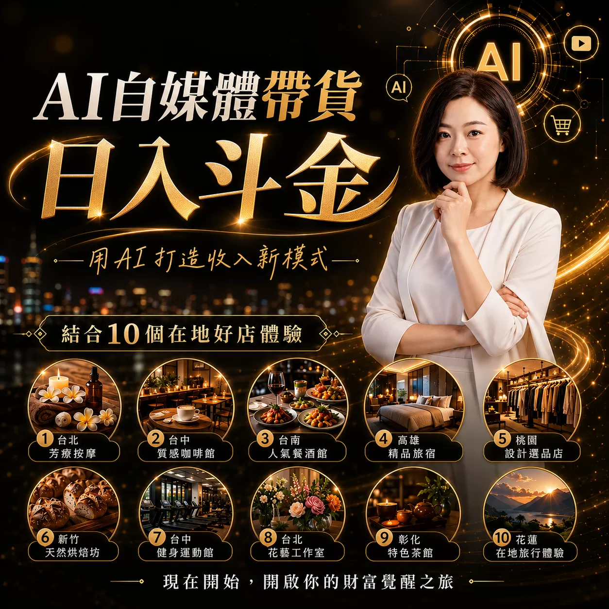 AI帶貨｜日入斗金體驗班