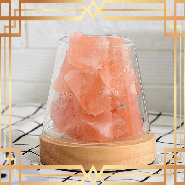 ♓【雙魚座專屬】富士山水晶擴香燈 ️ USB暖光橙晶鹽款
