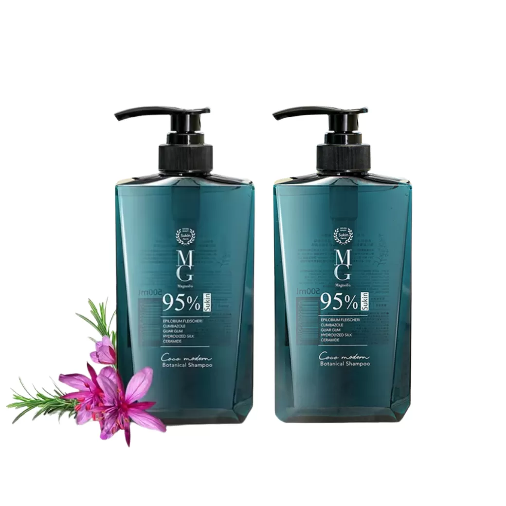 【2件組】95%天然 植萃歐盟香氛低敏三效合一 洗髮精500ml |抗屑止癢|阿 爾卑斯柳蘭|歐盟有機認證 配方
