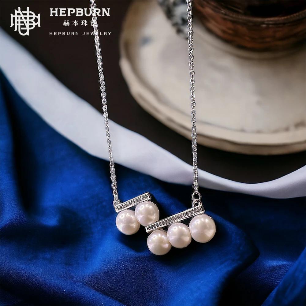 【赫本珠寶】平平穩穩天然珍珠項鍊6mm(S925銀)