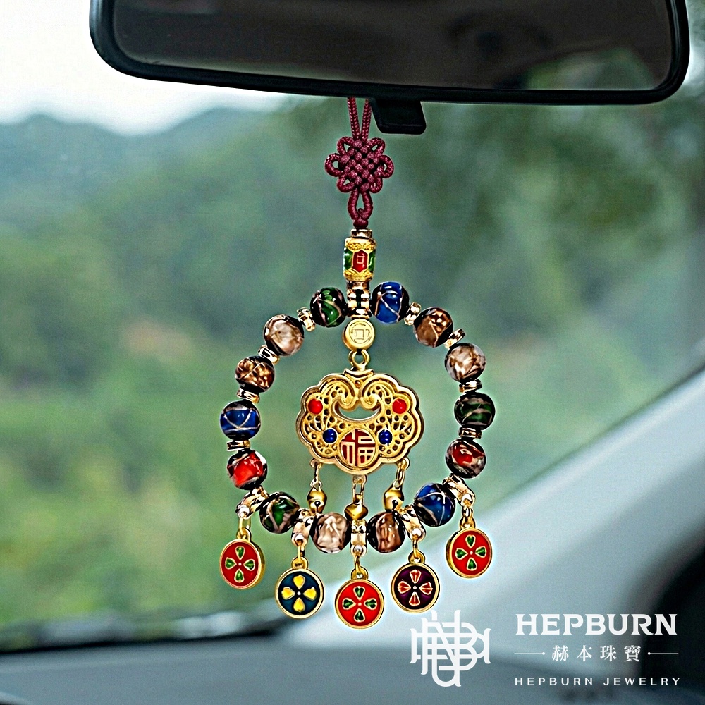 【赫本珠寶】閃閃五路財神多寶香灰琉璃