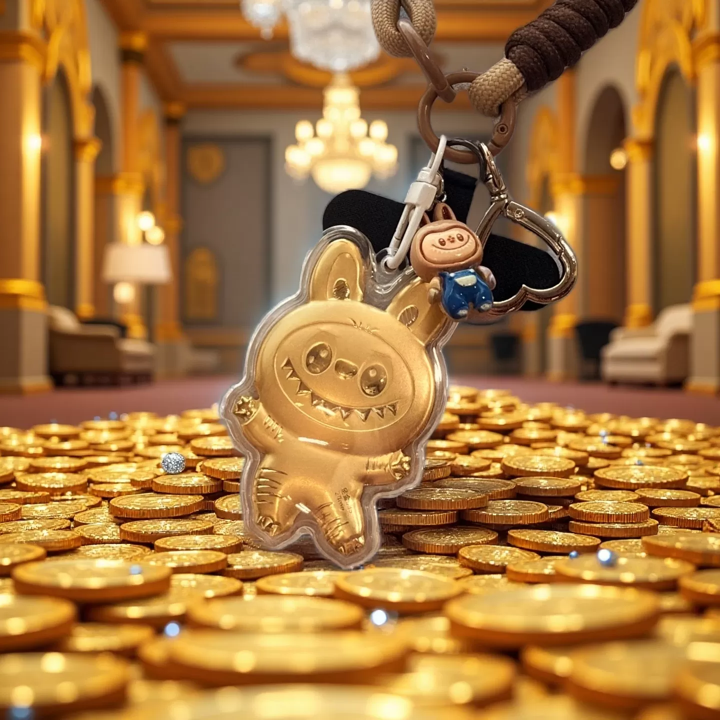 黃金拉晡晡吊飾