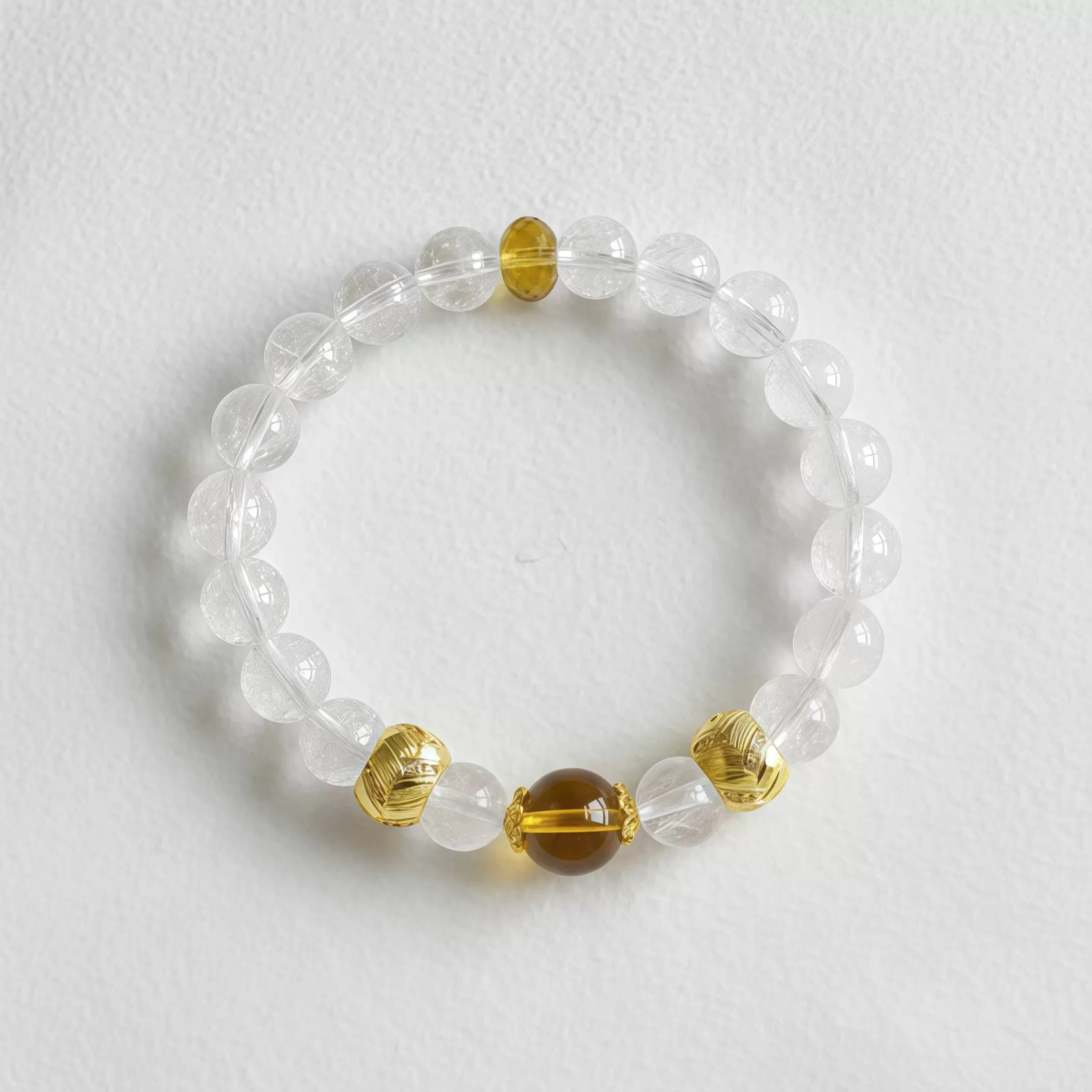 【赫本珠寶】白曜淨域 · 天然白阿賽療癒財富手鍊,10mm手鍊,8mm手鍊,招財能量,療癒珠寶,冥想水晶