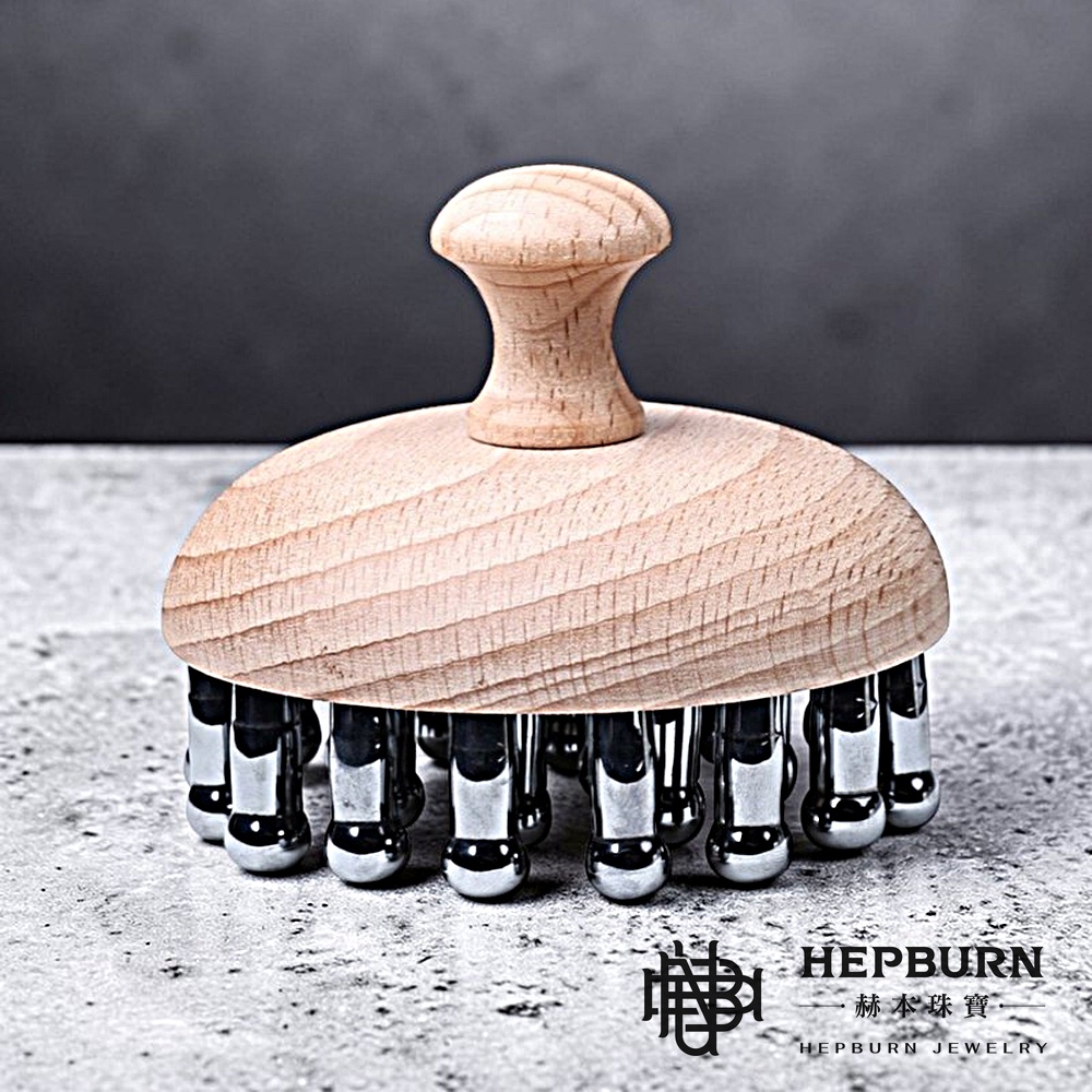 【赫本珠寶】量子x太赫茲經絡27齒圓款按摩梳｜能量共振｜釋放量子能量與太赫茲波,養生工具,居家SPA,改善睡眠,全身按摩,能量共振