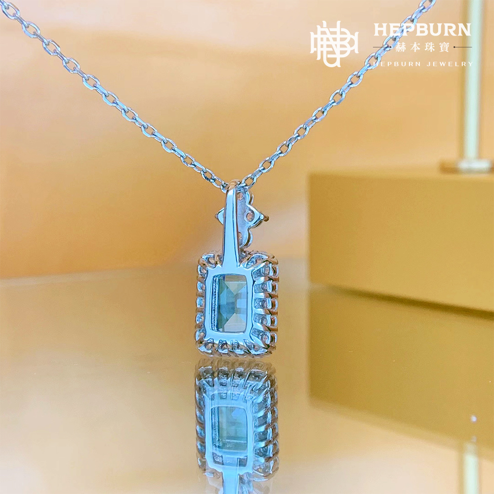 【赫本珠寶】S925典雅香水瓶莫桑鑽項鍊（1克拉）,JAAA01010,【赫本珠寶】S925典雅香水瓶莫桑鑽項鍊（1克拉）,S925純銀8H8A,莫桑鑽項鍊閃耀高貴,氣質動人提升品味