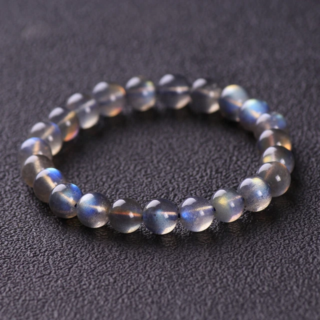 【赫本珠寶】冰透彩光天然拉長石手鏈(8mm),153,【赫本珠寶】冰透彩光天然拉長石手鏈(8mm),天然拉長石,所有商品,赫本珠寶