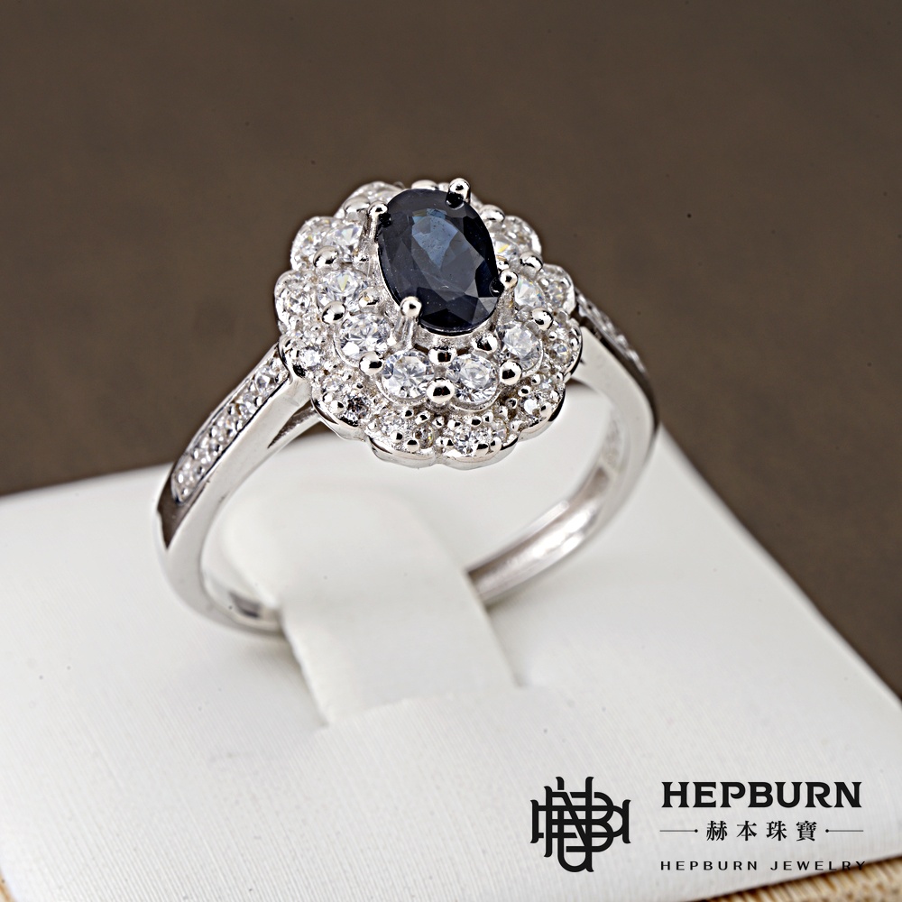 【赫本珠寶】設計款- 智境之核藍寶石活口戒指,能量戒指,珠寶首飾,洞察力,高貴氣質,靈活舒適