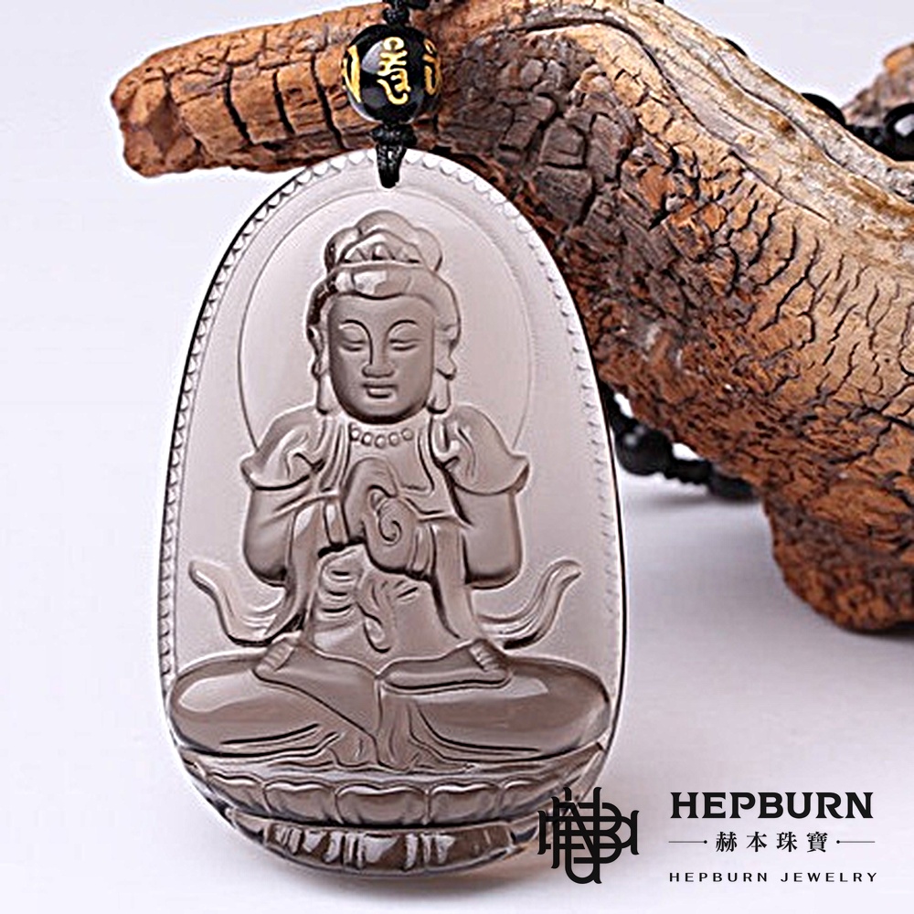 【赫本珠寶】冰透黑曜石十二生肖屬相守護神-八大守護神,QueenDom,能量淨化,天然冰曜石,招福避邪,本命佛