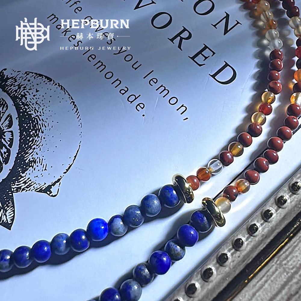 【赫本珠寶】夢入敦煌灰曜石青金紅瑪瑙項鍊(3mm),敦煌風情典雅古韻,20260130-01,【赫本珠寶】夢入敦煌灰曜石青金紅瑪瑙項鍊(3mm),所有商品,赫本珠寶