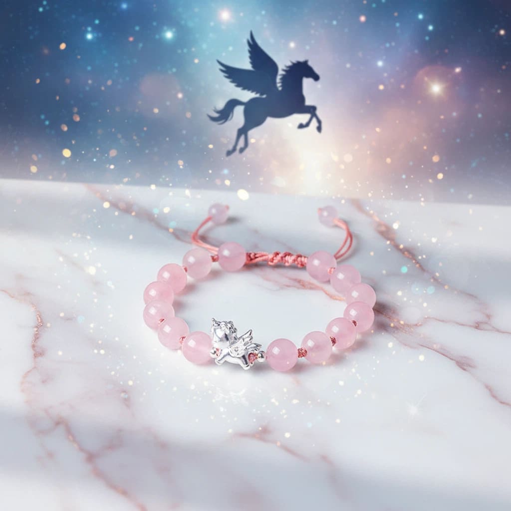 【赫本珠寶】設計款-天馬啟運 · 999純銀粉水晶手鍊,葡萄石,999純銀,天馬啟運,希望之石,開運手鍊