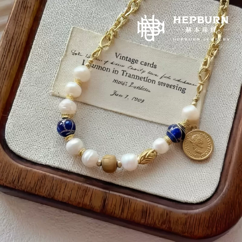 【赫本珠寶】設計款 - 淡水珍珠四件套,：QueenDom,赫本珠寶,翡翠項鍊,珍珠毛衣鍊,淡水珍珠