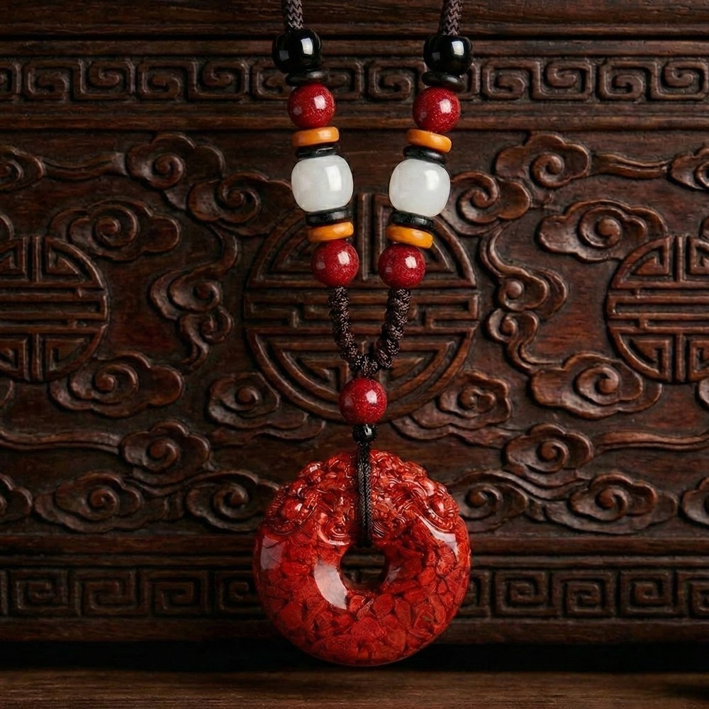 【赫本珠寶】圓守晶曜 · 晶體貔貅平安扣項鍊 | 男女款,能量飾品,招財進寶,保平安,避邪化煞,男女對鍊