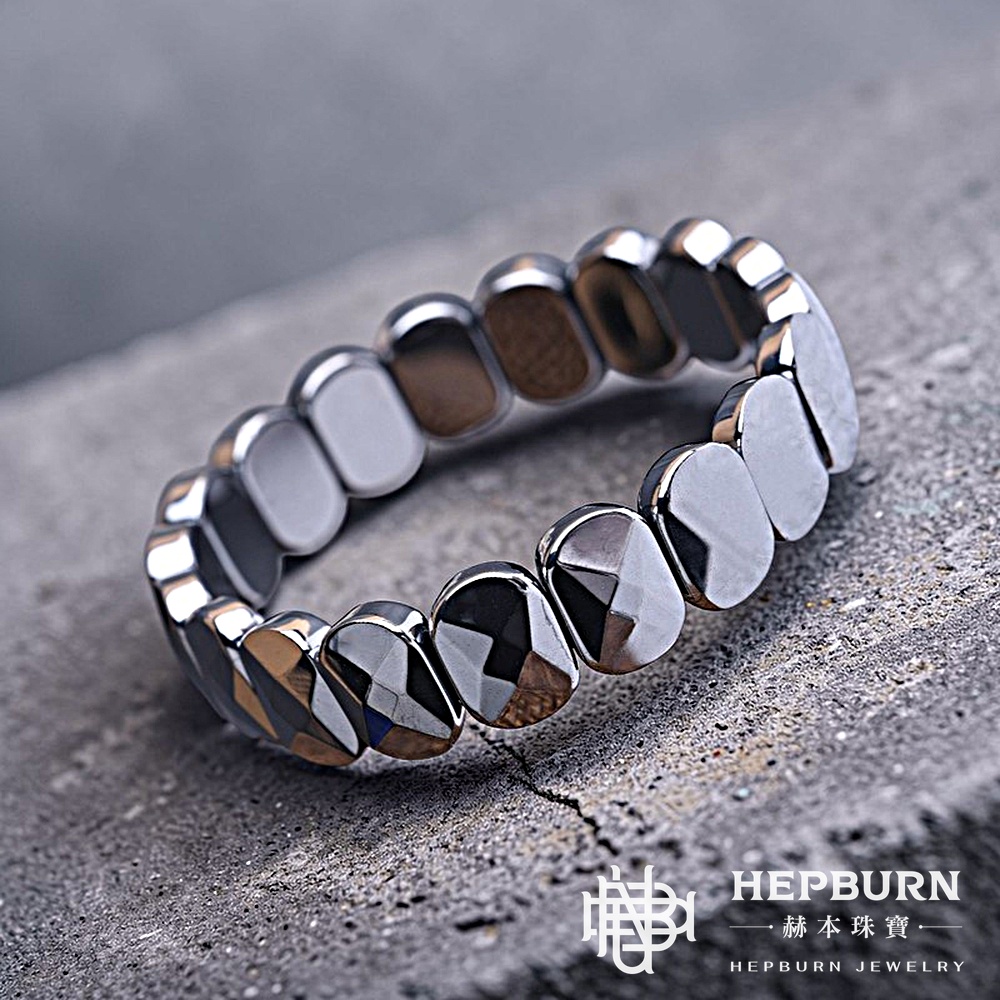 【赫本珠寶】量子x太赫茲圓角鑽切面手排｜能量共振｜釋放量子能量與太赫茲波,黑科技穿搭,時尚手排,循環舒緩,能量守護,太赫茲飾品