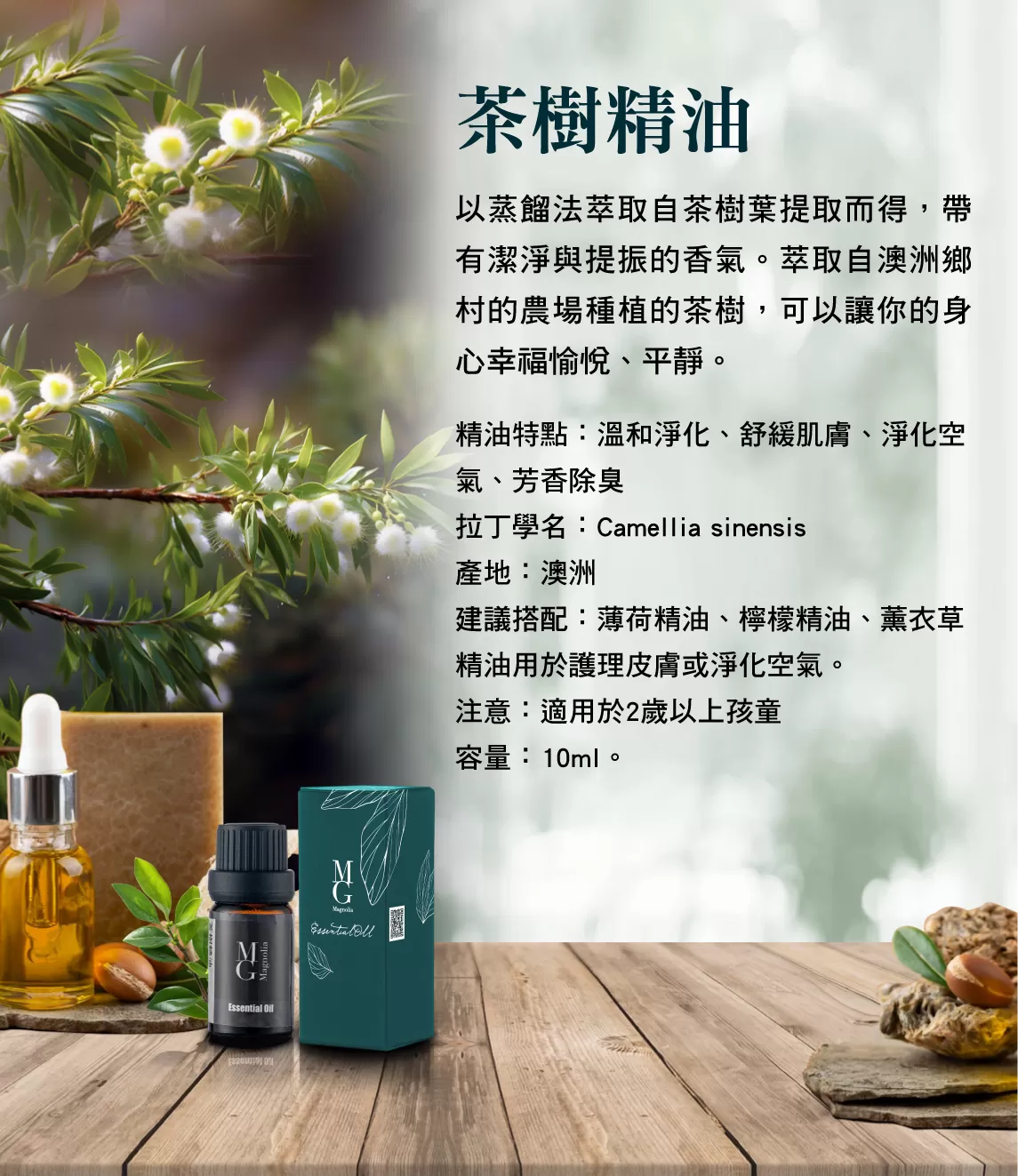【MG】單方精油 - 茶樹精油