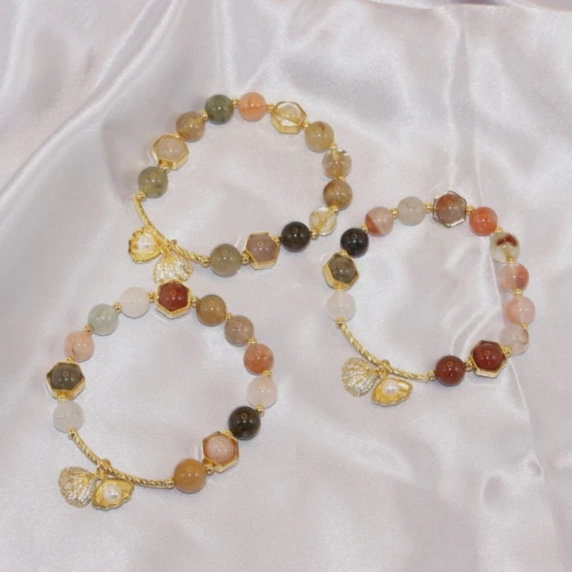 【赫本珠寶】運轉糖果髮晶彩色水晶. 一貝子手鍊,146,【赫本珠寶】運轉糖果髮晶彩色水晶.一貝子手鍊,彩色水晶,所有商品,赫本珠寶