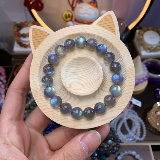 【赫本珠寶】冰透彩光天然拉長石手鏈(8mm),153,【赫本珠寶】冰透彩光天然拉長石手鏈(8mm),天然拉長石,所有商品,赫本珠寶