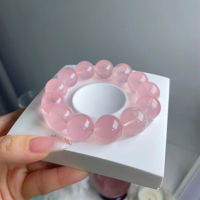 【赫本珠寶】馬達加斯加天然果凍粉水晶手鍊(10mm),158,【赫本珠寶】馬達加斯加天然果凍粉水晶手鍊(10mm),果凍馬粉水晶,所有商品,赫本珠寶